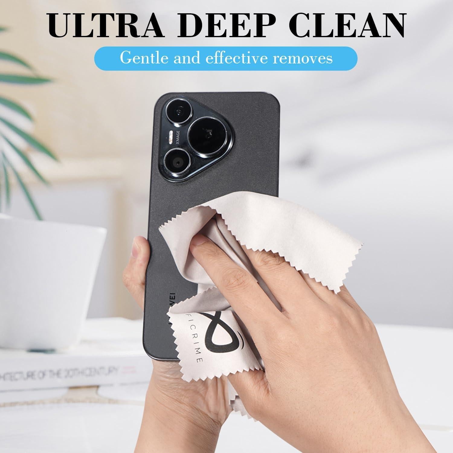 Paquete de 15 Paños de Microfibra INFICRIME 17.78x15.24 cm