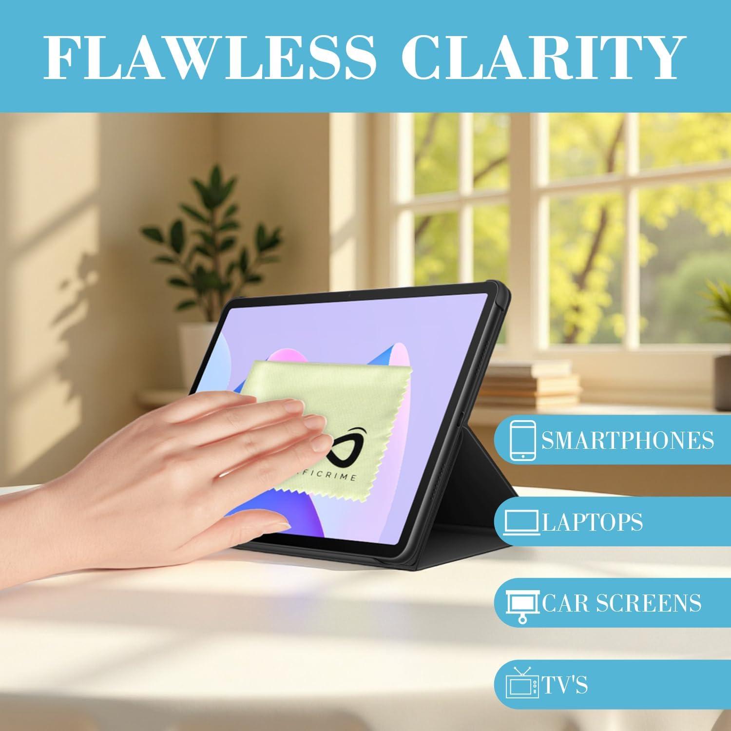 Paquete de 15 Paños de Microfibra INFICRIME 17.78x15.24 cm