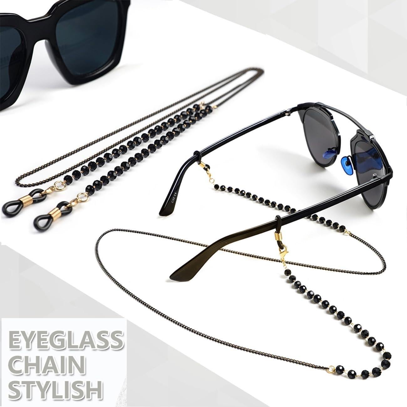 Cadena de Gafas para Mujeres AU-1 - 6 Diseños de Cuentas