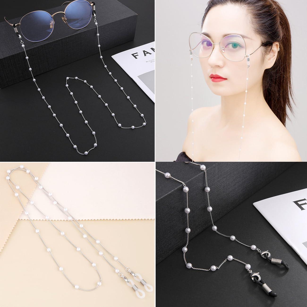 Cadena de Gafas para Mujeres AU-1 - 6 Diseños de Cuentas