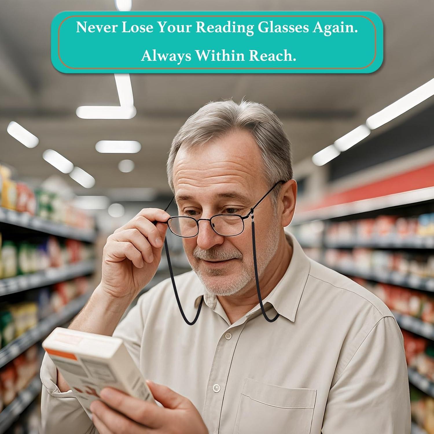 Correa para Gafas TameSirrui - Extra Larga 39.37 cm - Paquete de 3