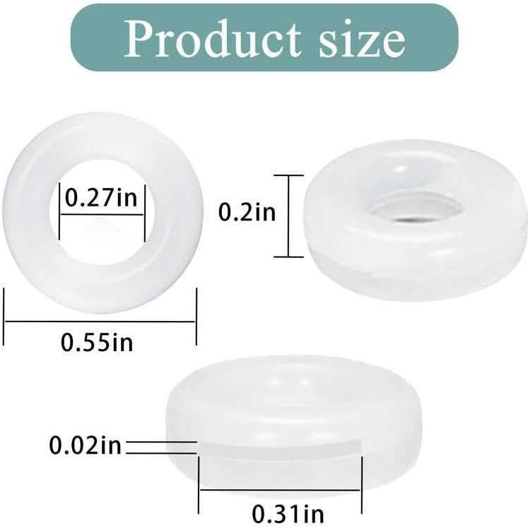 Ganchos de Silicona Antideslizantes para Gafas - 16 Pares