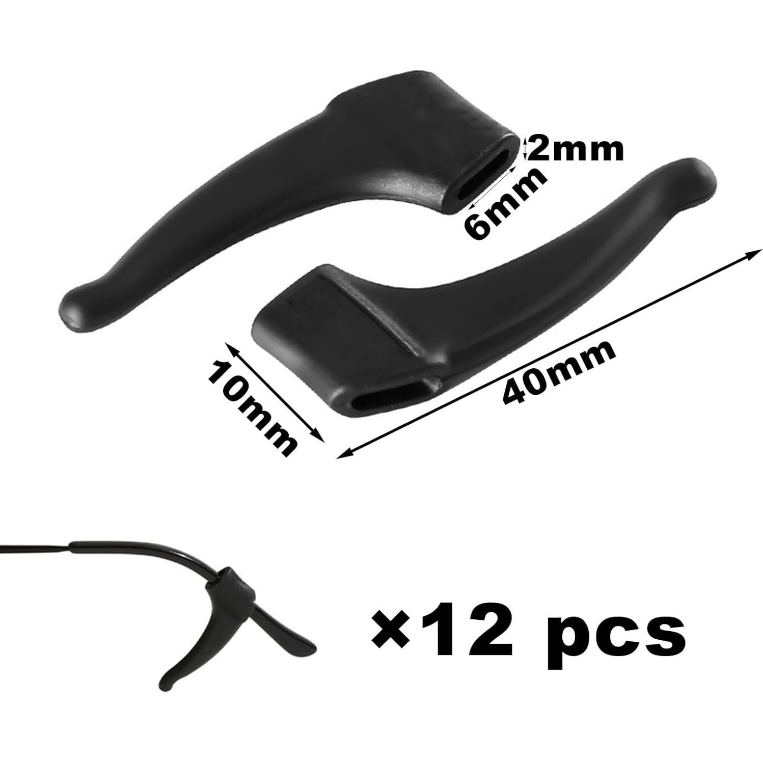 Ganchos Antideslizantes de Silicona para Gafas DIAONIAN - 6 Pares