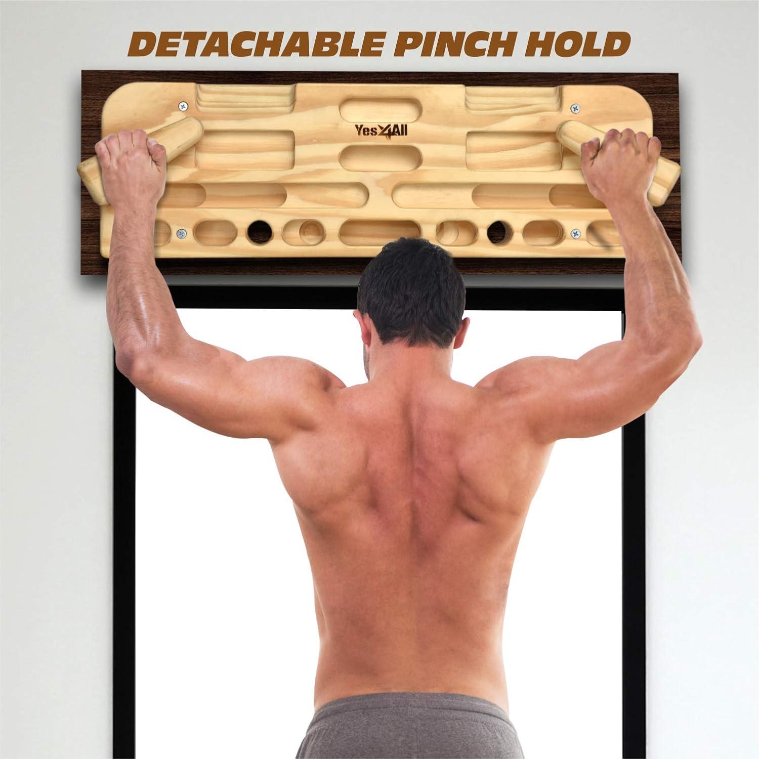 Yes4All Tabla de Escalada de Madera - Fortalece Dedos y Agarre