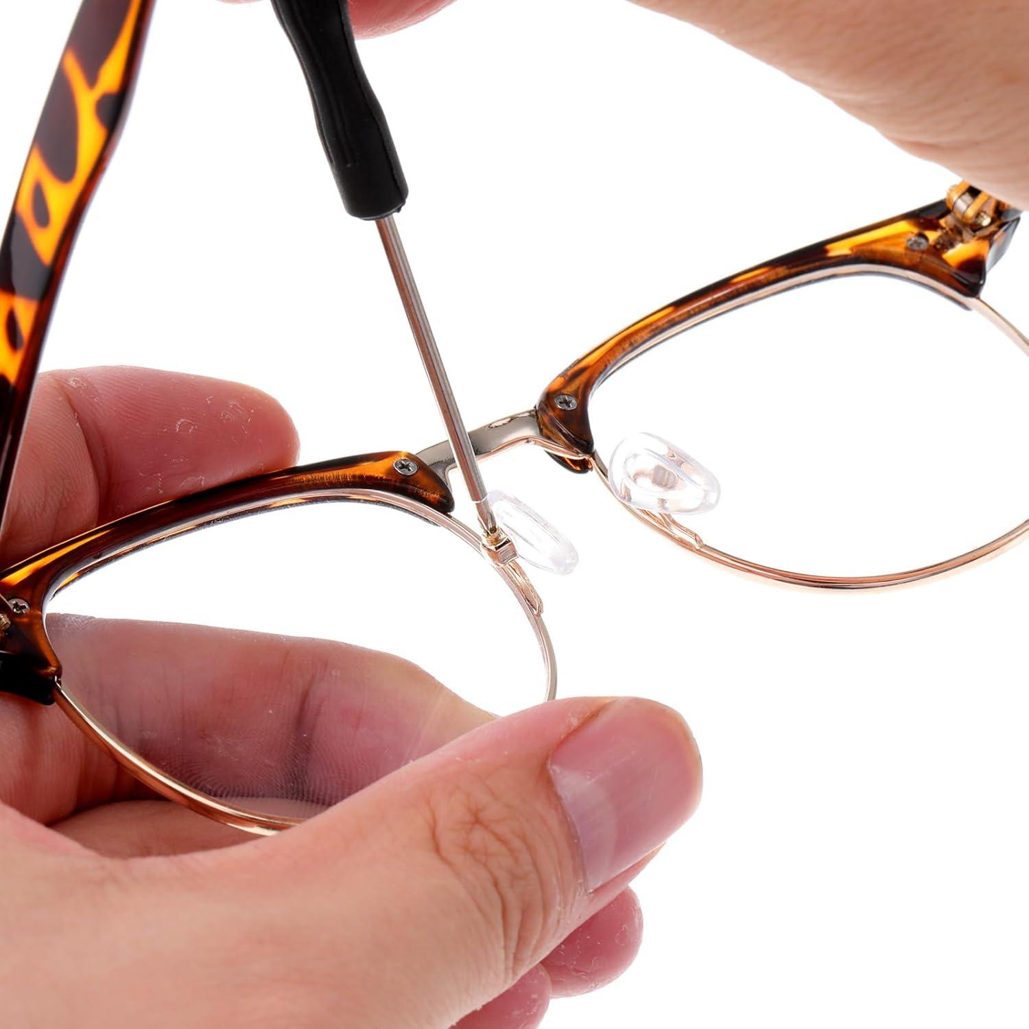 Kit de Reparación de Gafas Eldraqth con Tornillos y Herramientas