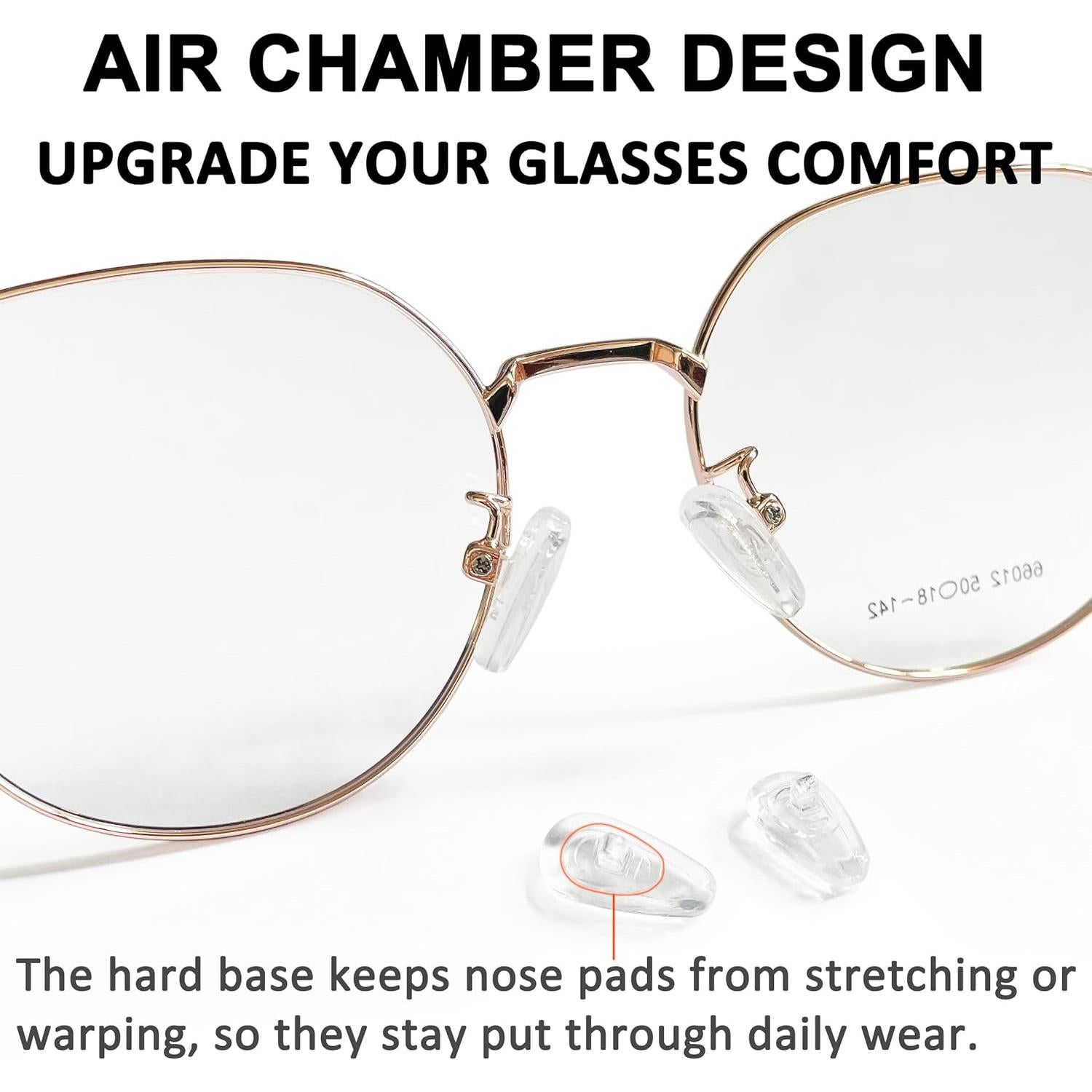 5 Pares Almohadillas de Silicona Ptslkhn para Gafas - Antideslizantes