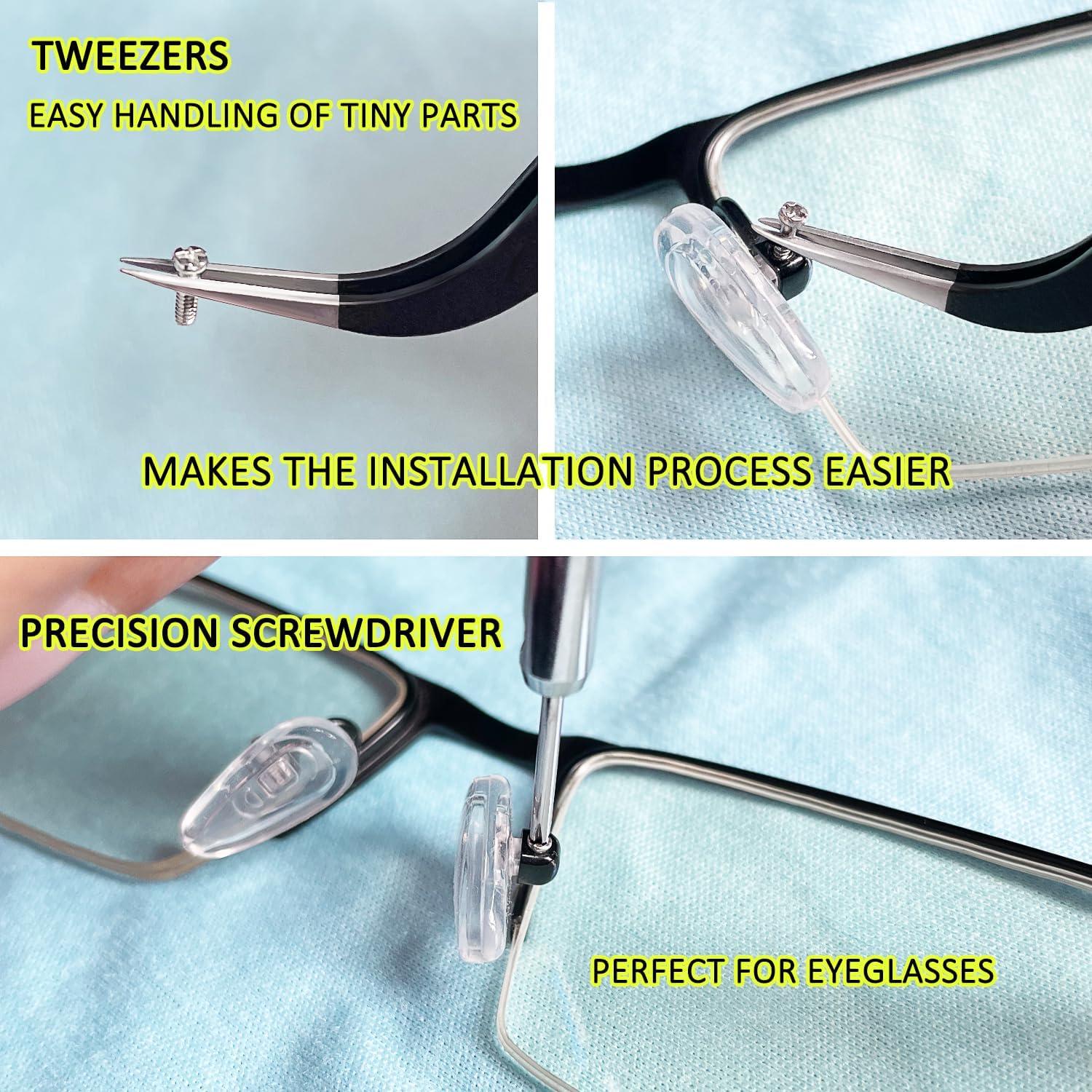 5 Pares Almohadillas de Silicona Ptslkhn para Gafas - Antideslizantes