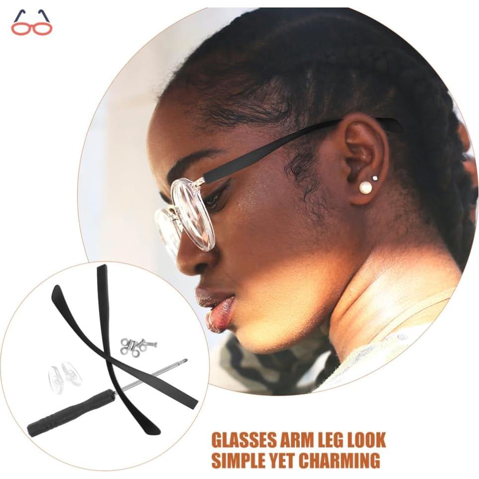 Kit de Reparación de Gafas FRCOLOR con Tornillos y Destornilladores