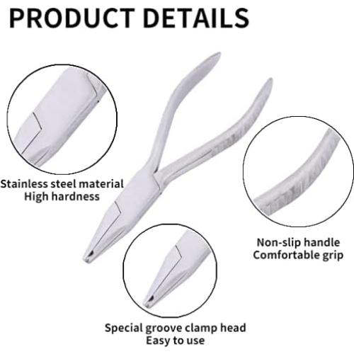 Pinzas para Gafas Hilitand de Acero Inoxidable 214 - Antideslizantes