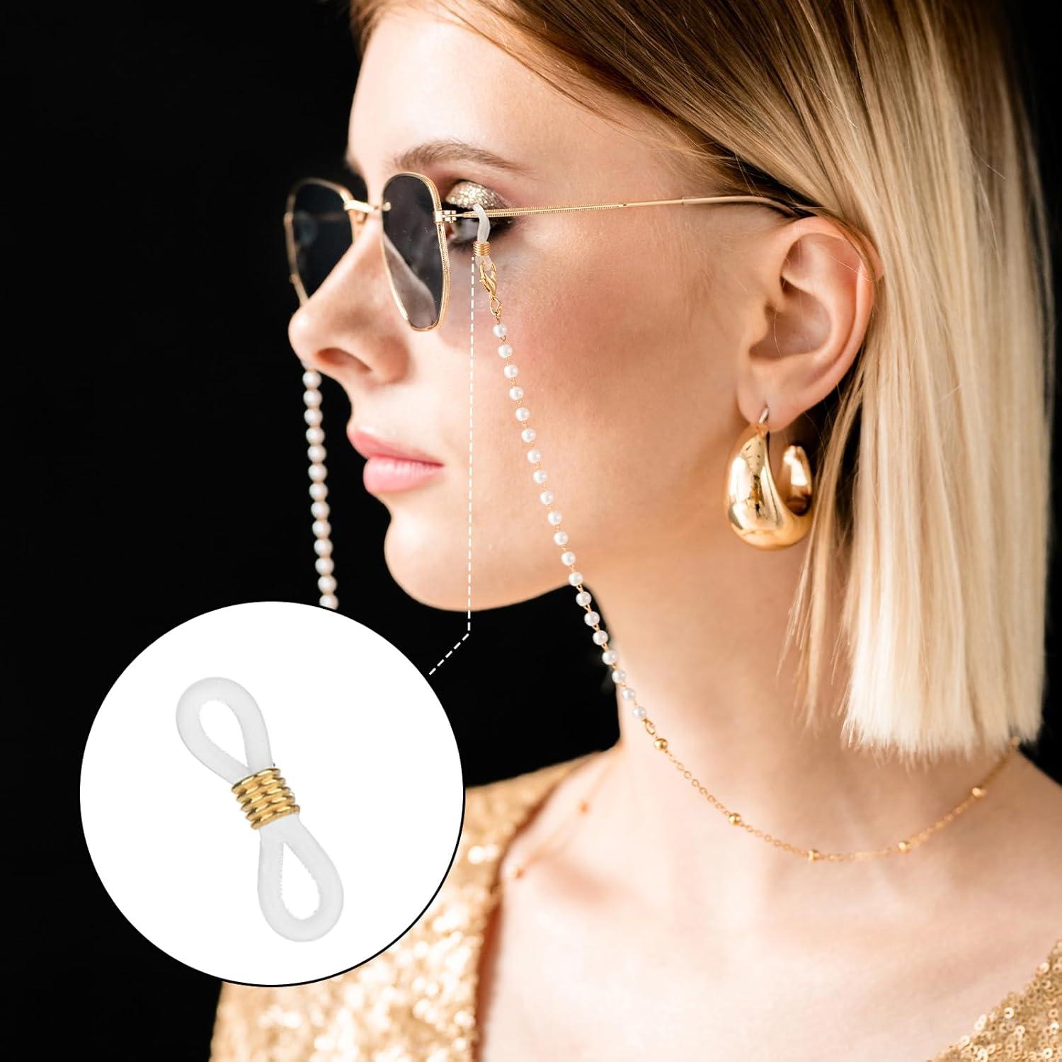 Conector de Cadena para Gafas JIYIN Pack 40 Piezas Silicona