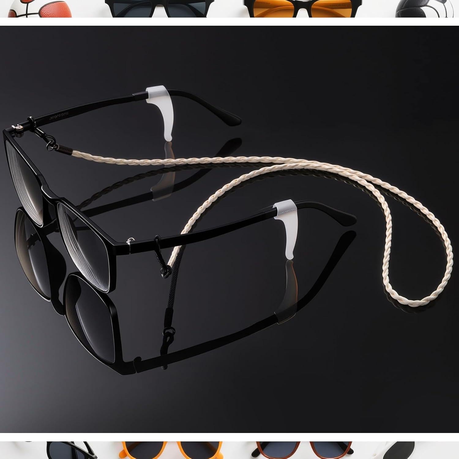 26 Piezas Accesorios para Gafas Tellegloww - Ganchos y Correas