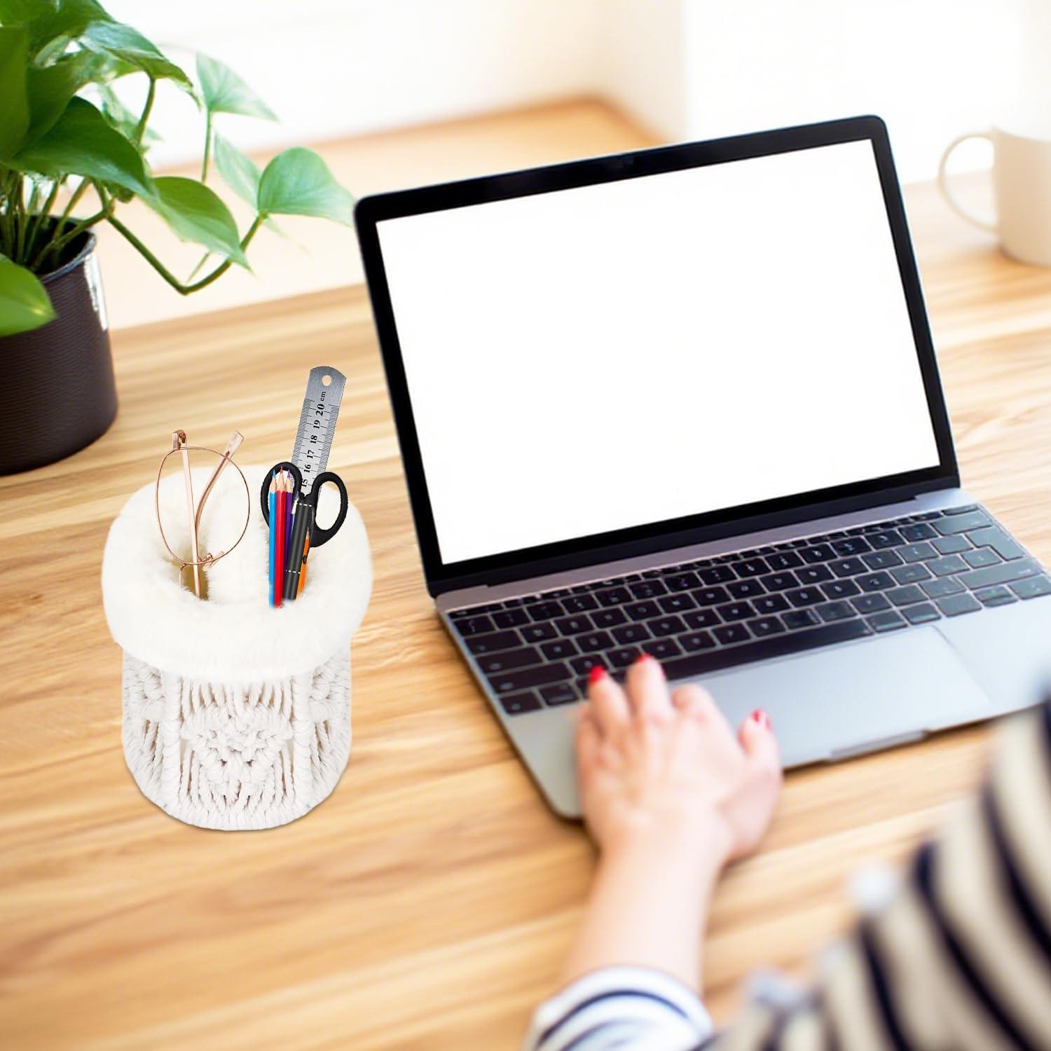 Soporte para Gafas 2 en 1 Beige - Organizador Antirayaduras