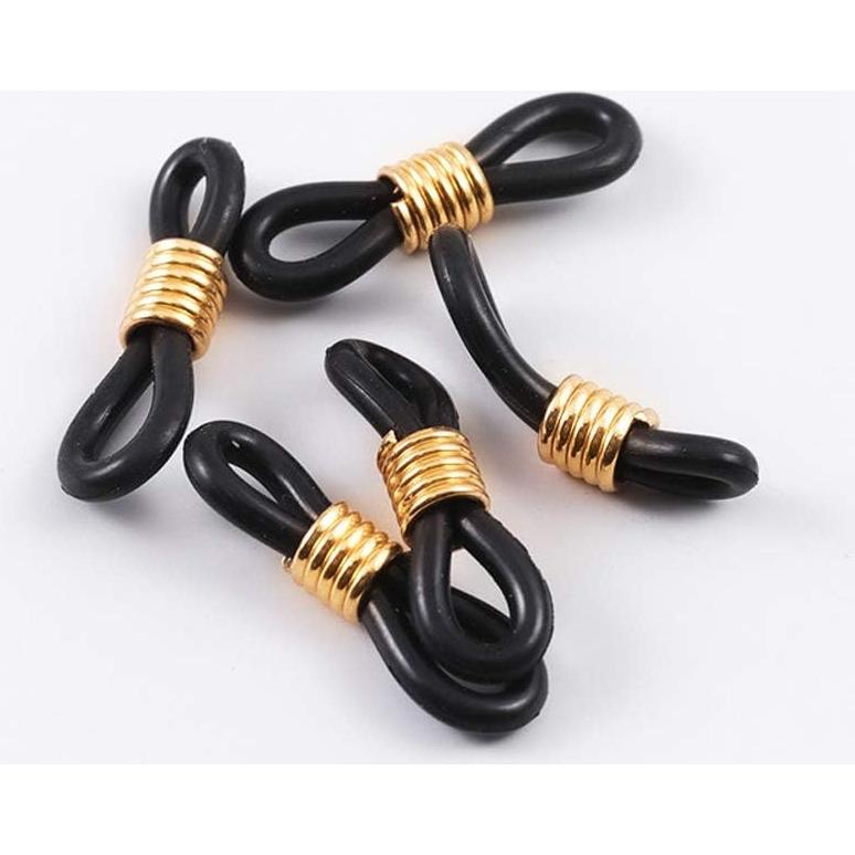 100 Conectores de Silicona para Gafas Lasenersm Ajustables