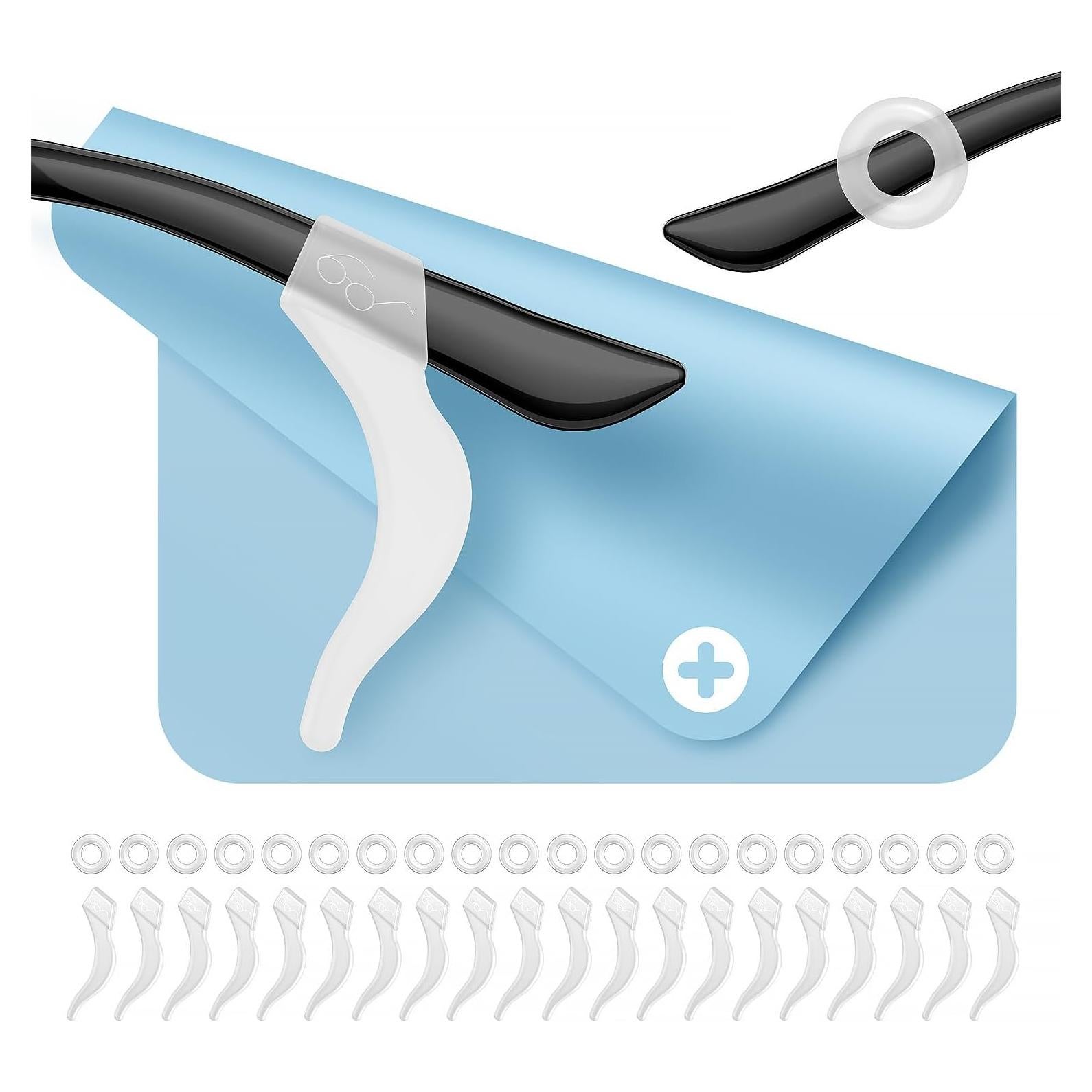 20 Pares de Ganchos de Silicona Antideslizantes Howdonsi