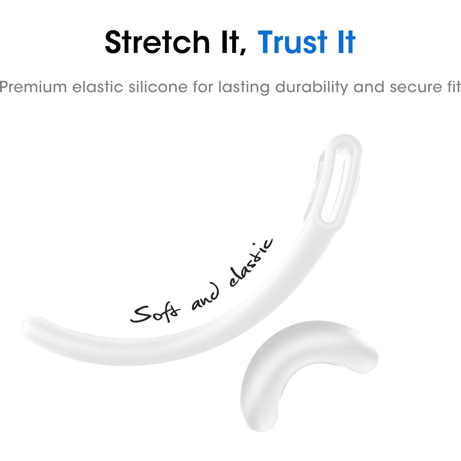 20 Pares de Ganchos de Silicona Antideslizantes Howdonsi