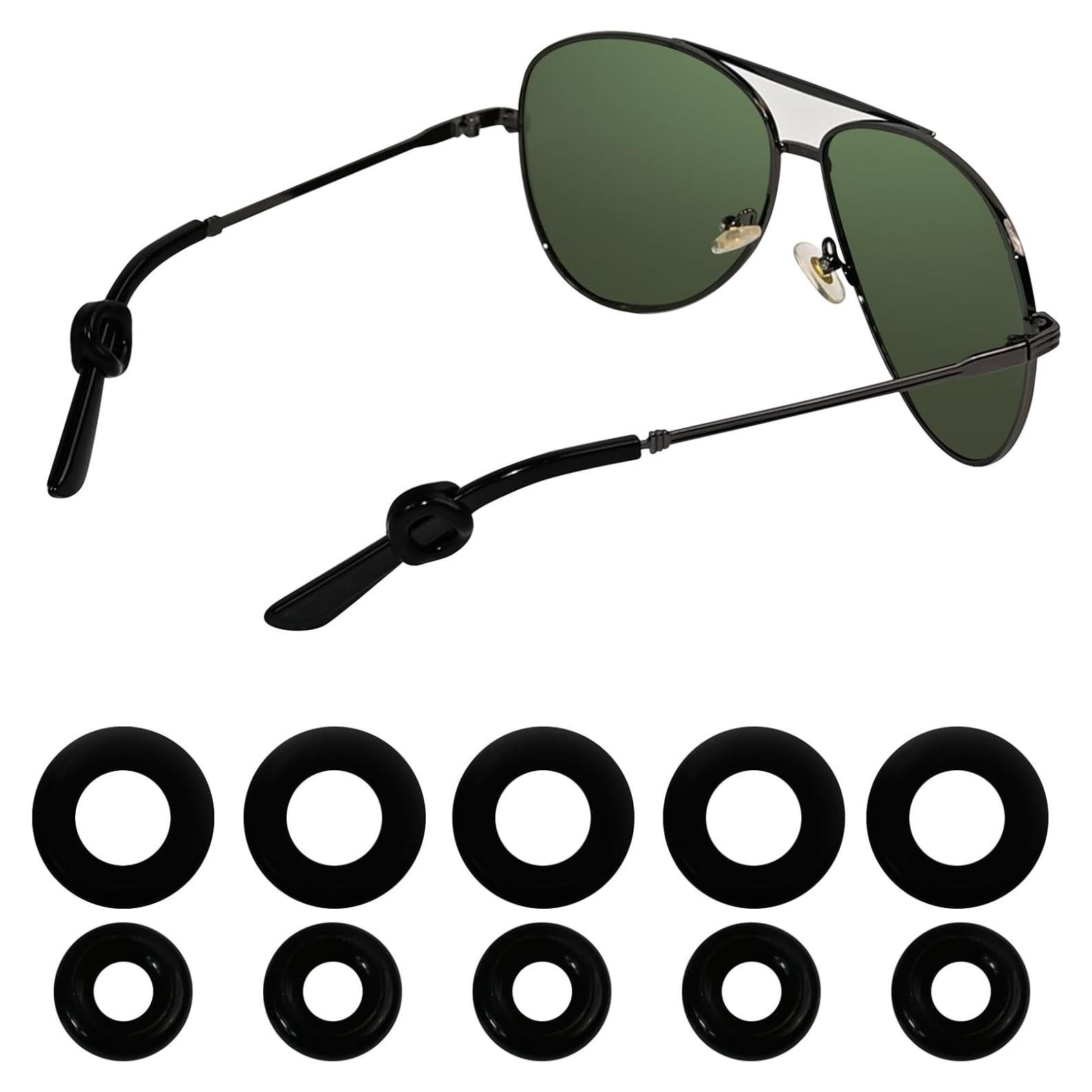 Conjunto de 32 Retenedores de Gafas de Silicona Antideslizantes