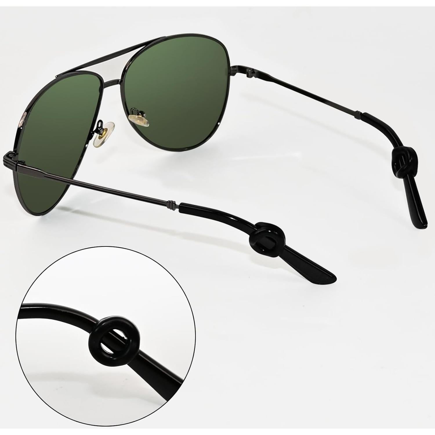 Conjunto de 32 Retenedores de Gafas de Silicona Antideslizantes