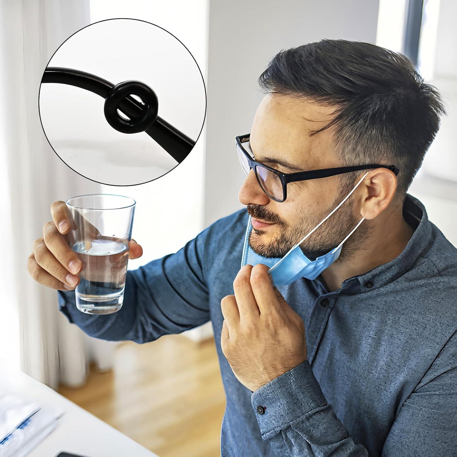 Conjunto de 32 Retenedores de Gafas de Silicona Antideslizantes