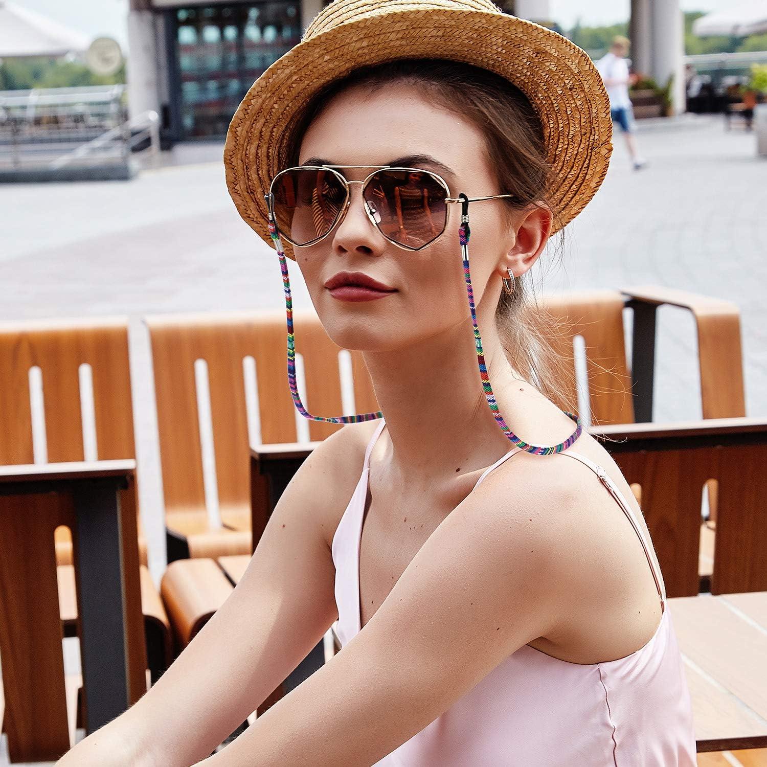 Cadenas de Gafas Elegantes Boao - 10 Piezas con Perlas y Ganchos