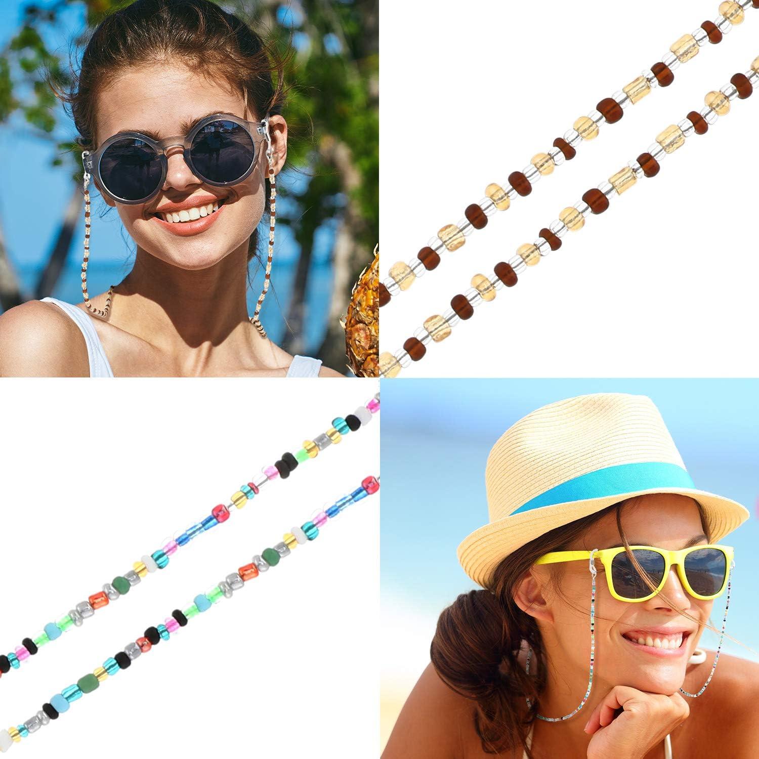 Cadenas de Gafas Elegantes Boao - 10 Piezas con Perlas y Ganchos