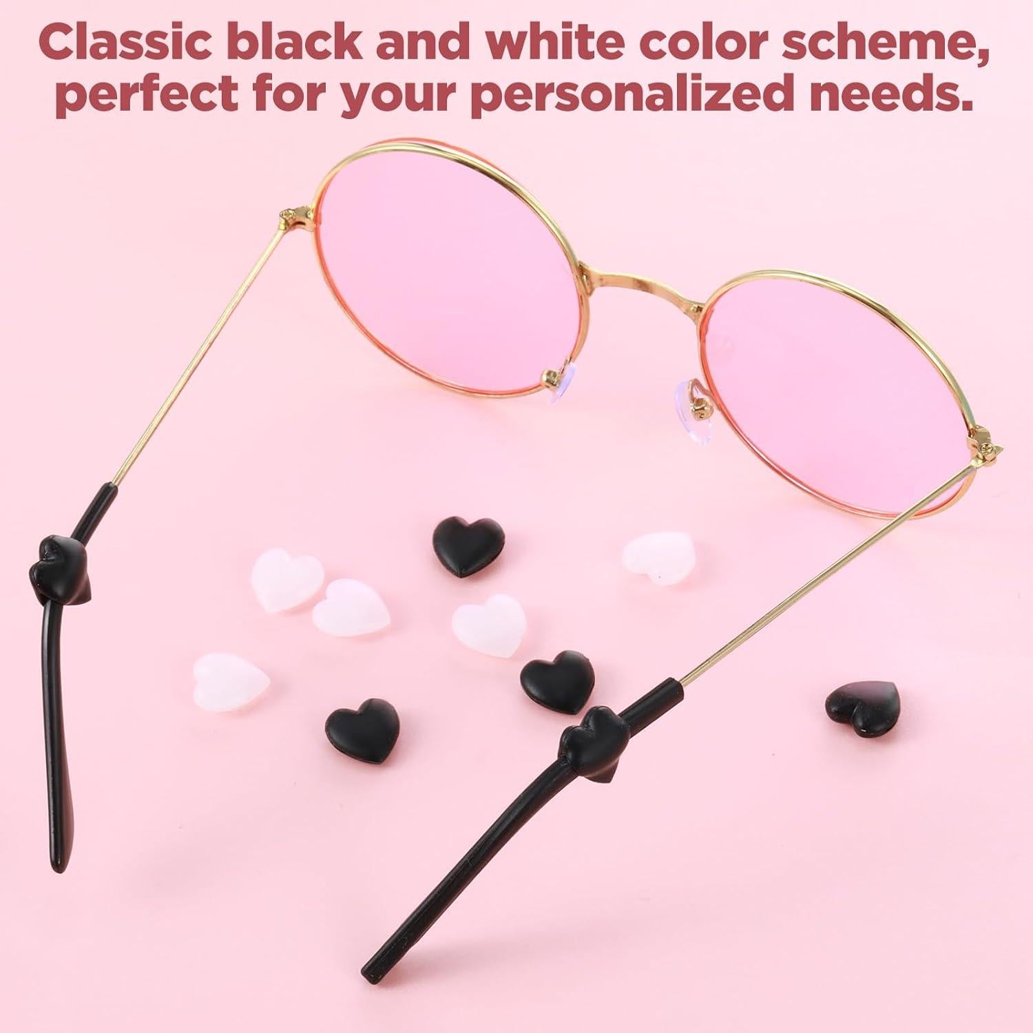 40 Ganchos de Silicona Antideslizantes para Gafas Sorcristy