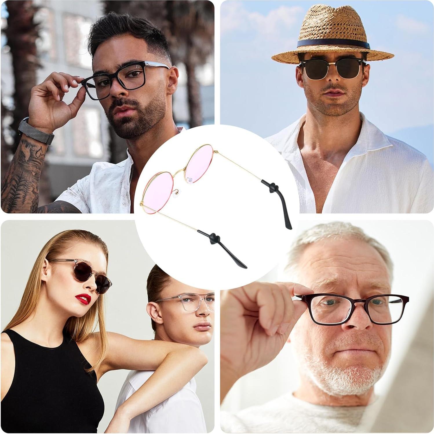 40 Ganchos de Silicona Antideslizantes para Gafas Sorcristy