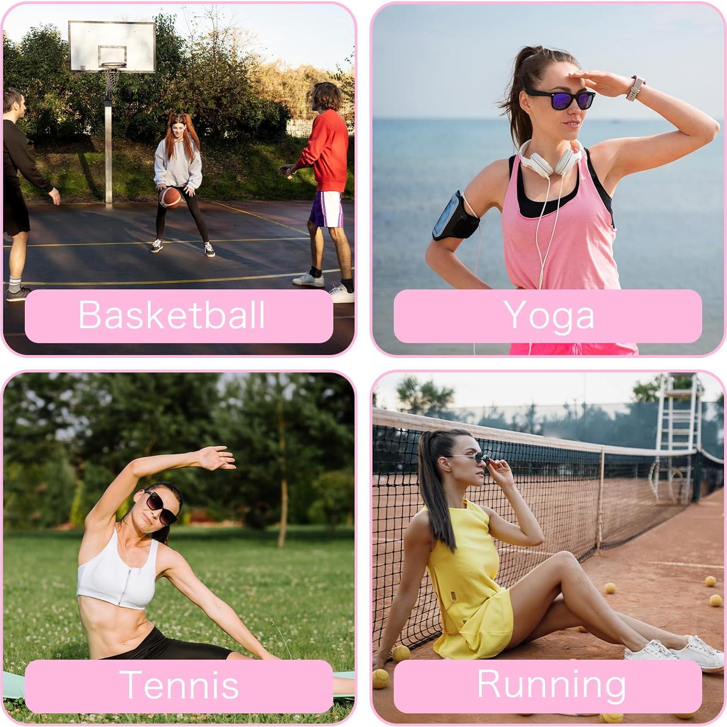 24 Sujetadores de Gafas Silicona Corazón Multicolor Guduling