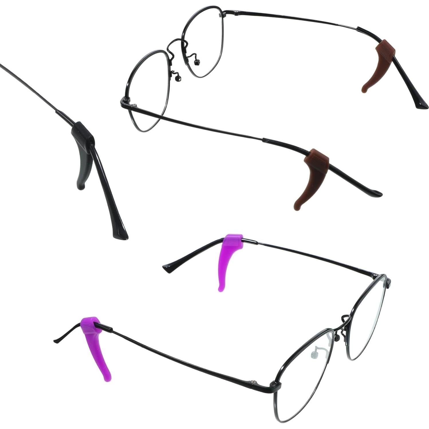 Ganchos de Gafas de Silicona Tweruna - 18 Pares Multicolor