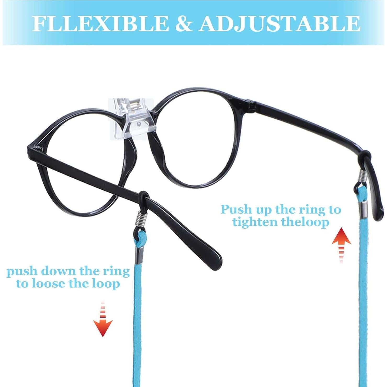 Correa Ajustable para Gafas Nogeqi - 8 Piezas, Unisex