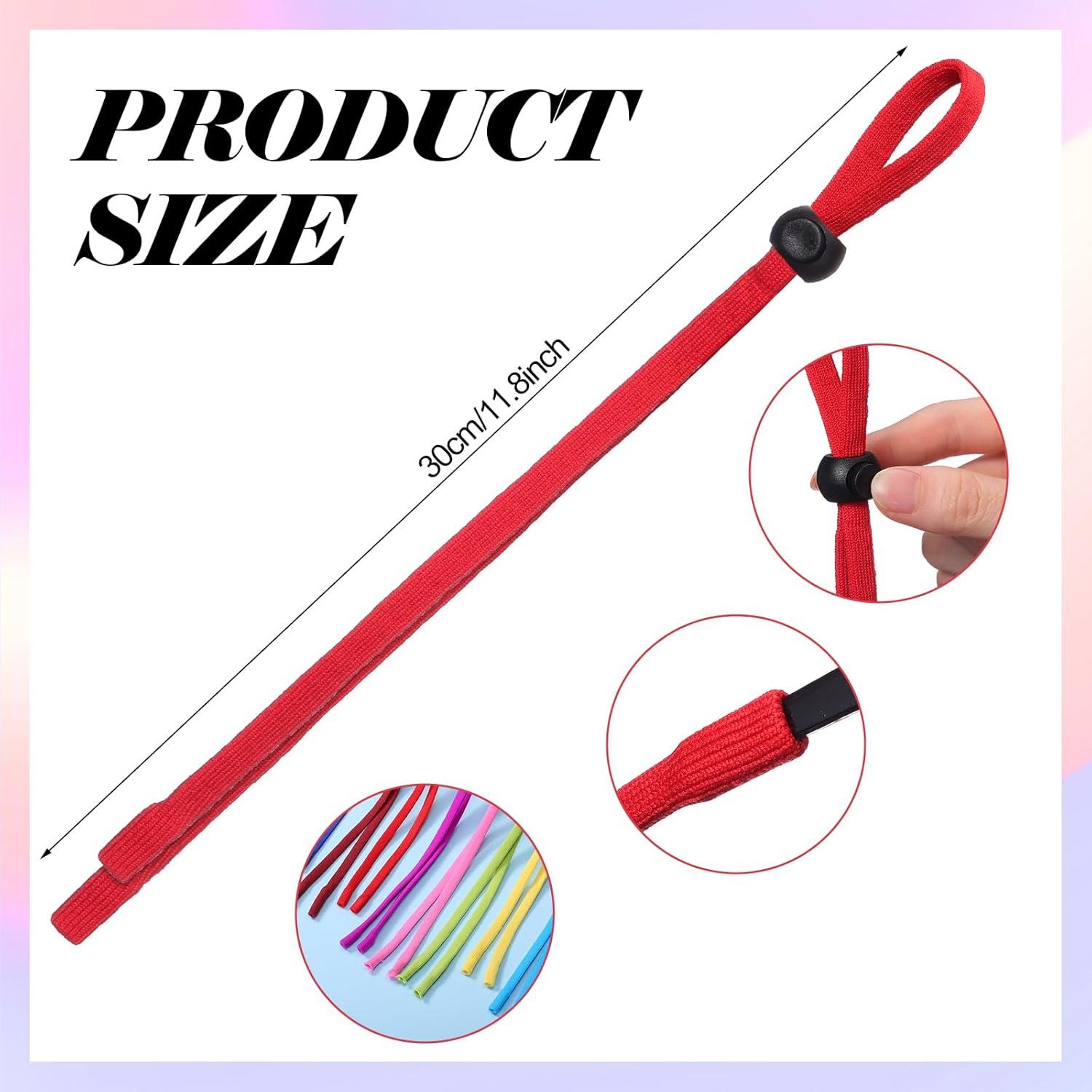 12 Correas Ajustables para Gafas de Seguridad - Nylon y Spandex