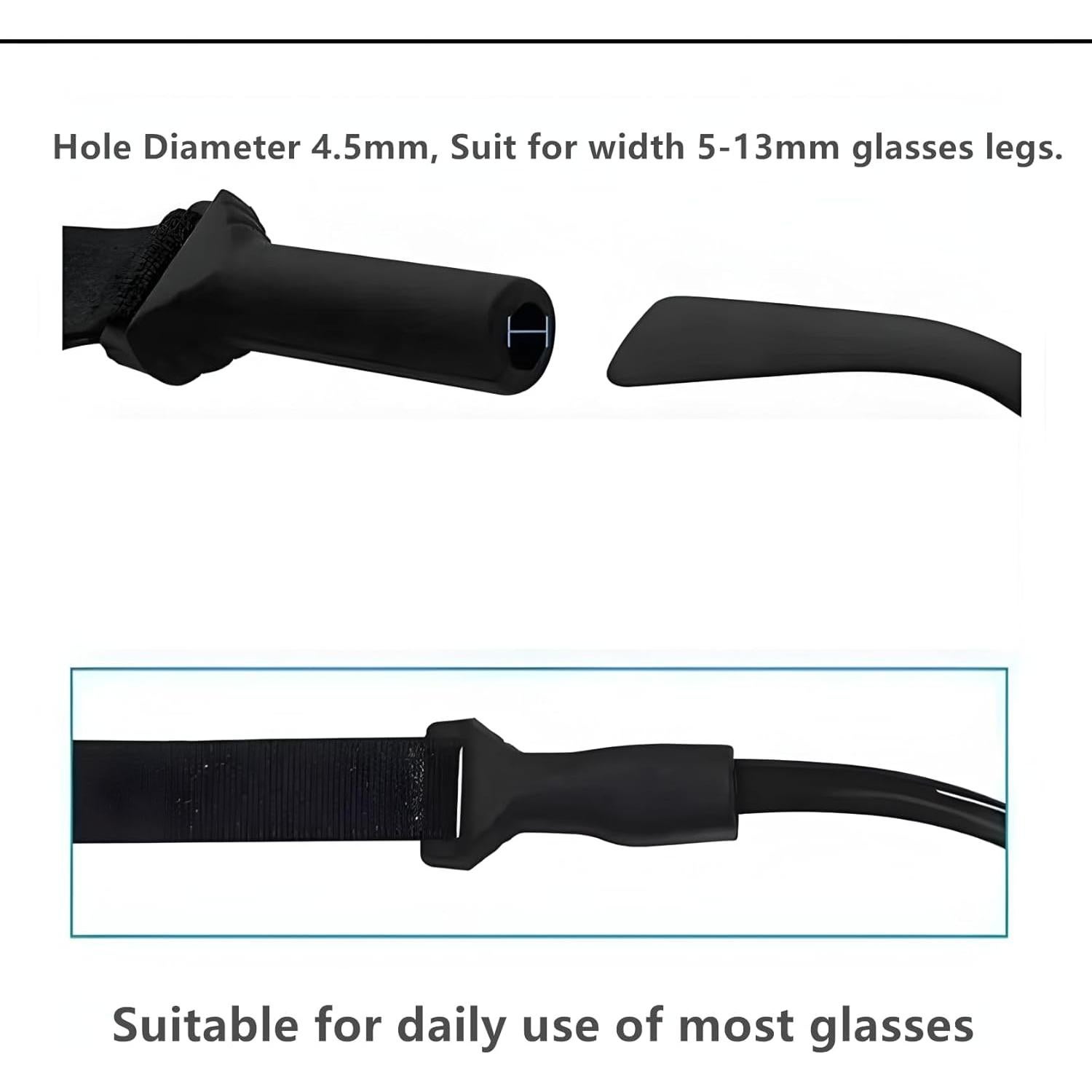 Correas Antideslizantes para Gafas AB Max - 3 Paquetes