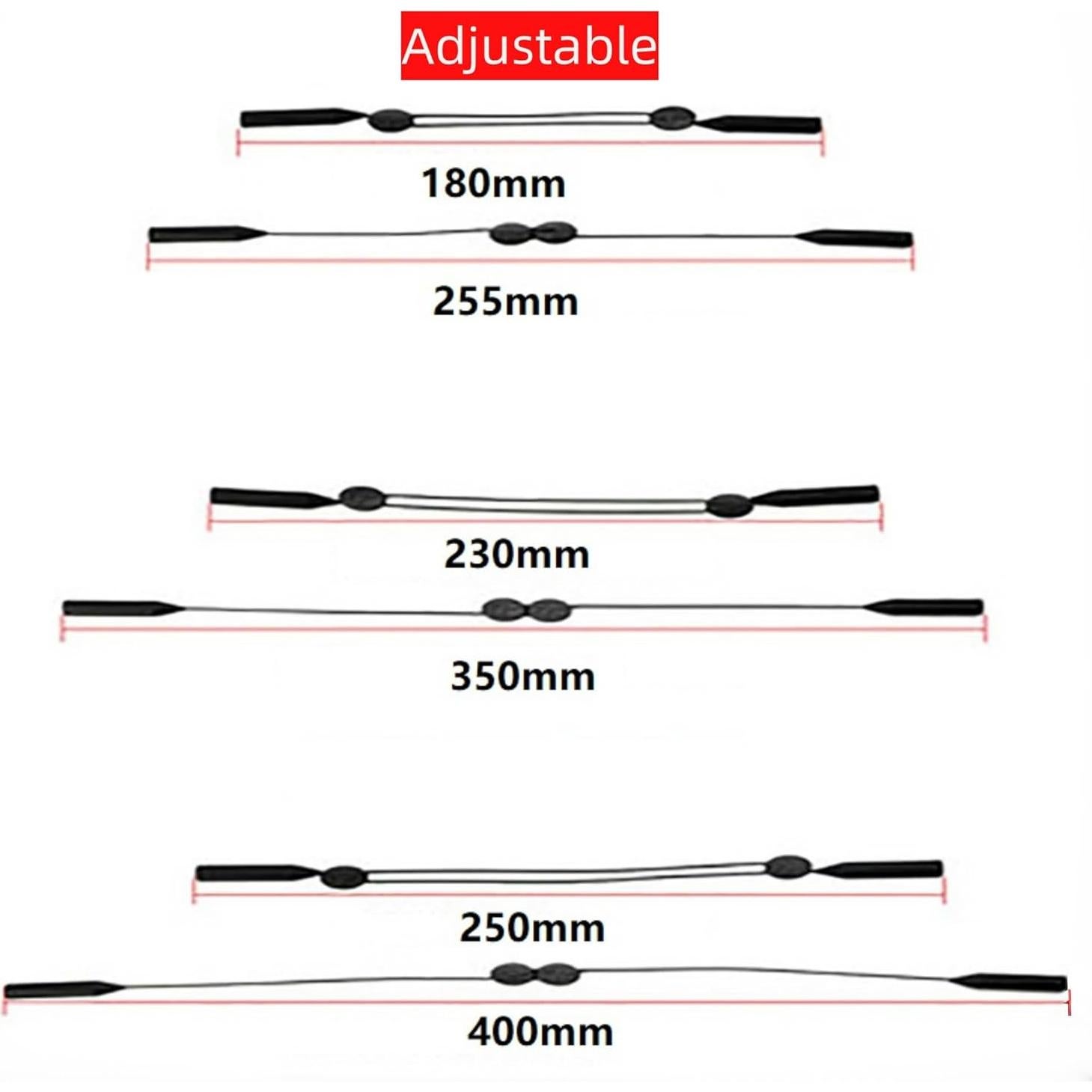 Correa Ajustable para Gafas WHENON - 2 Pcs, 35.56 cm