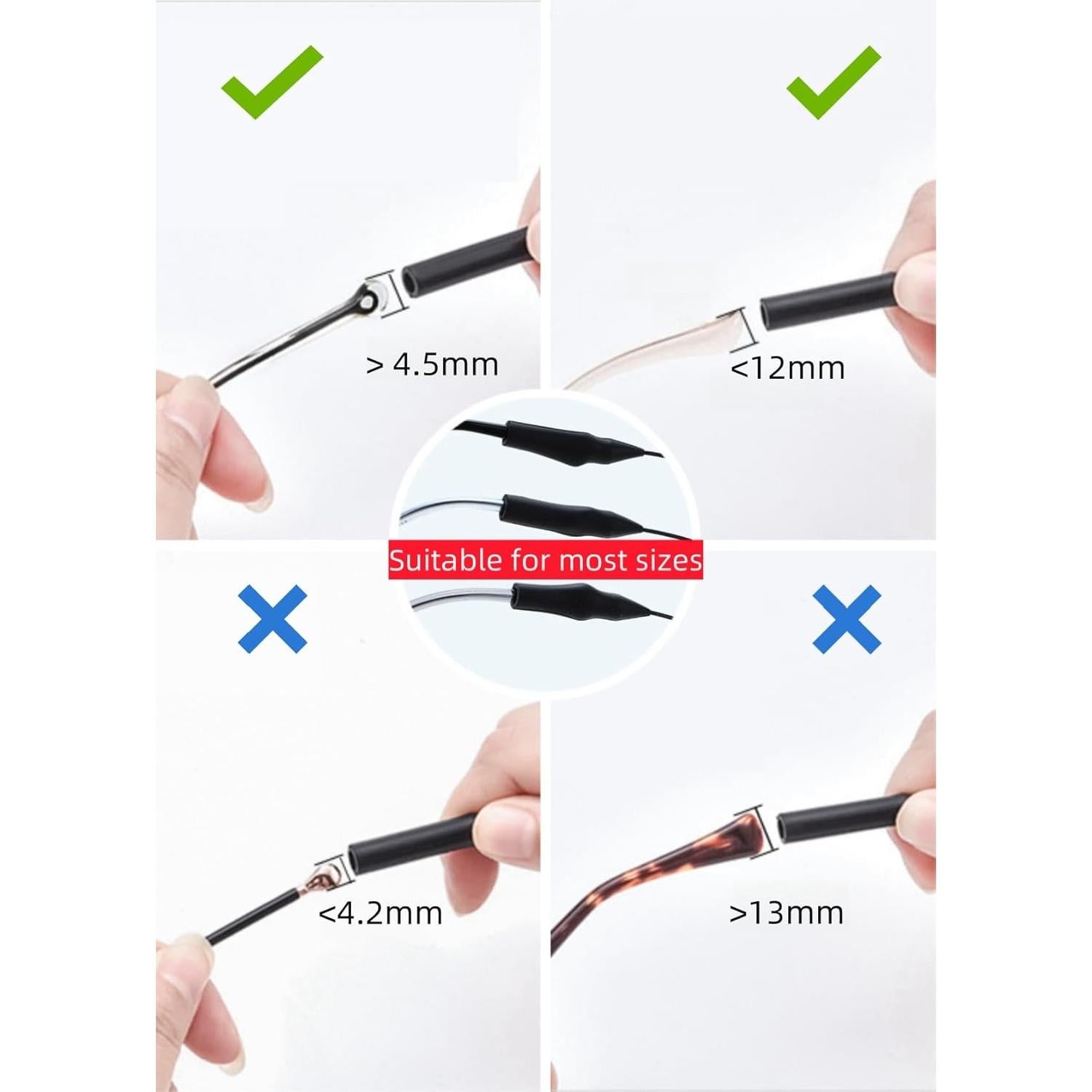 Correa Ajustable para Gafas WHENON - 2 Pcs, 35.56 cm