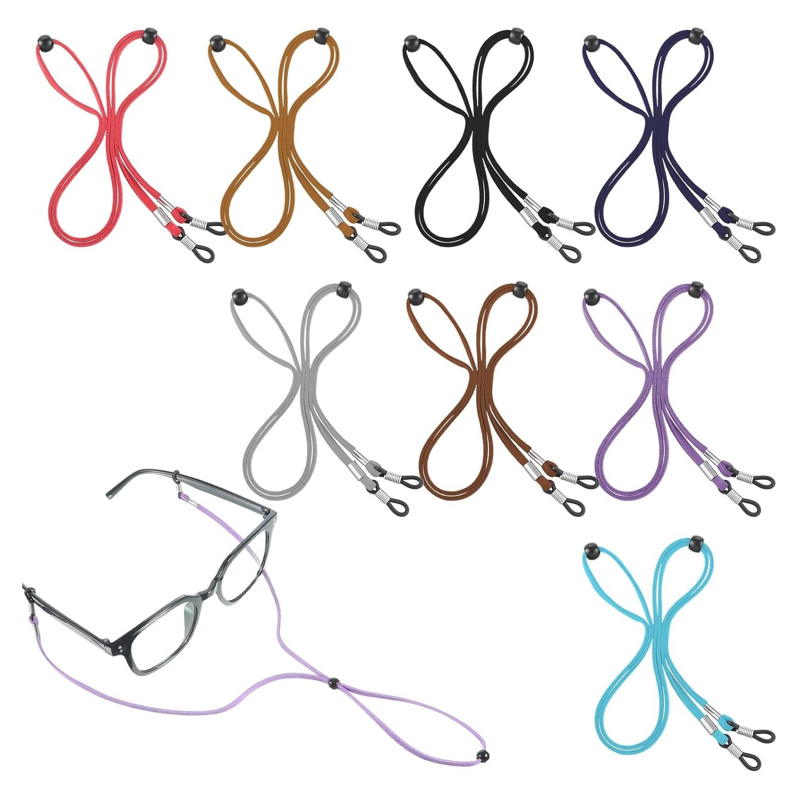 Correa para Gafas de Sol FdcZeyxior - 8 Piezas de Cuero Sintético