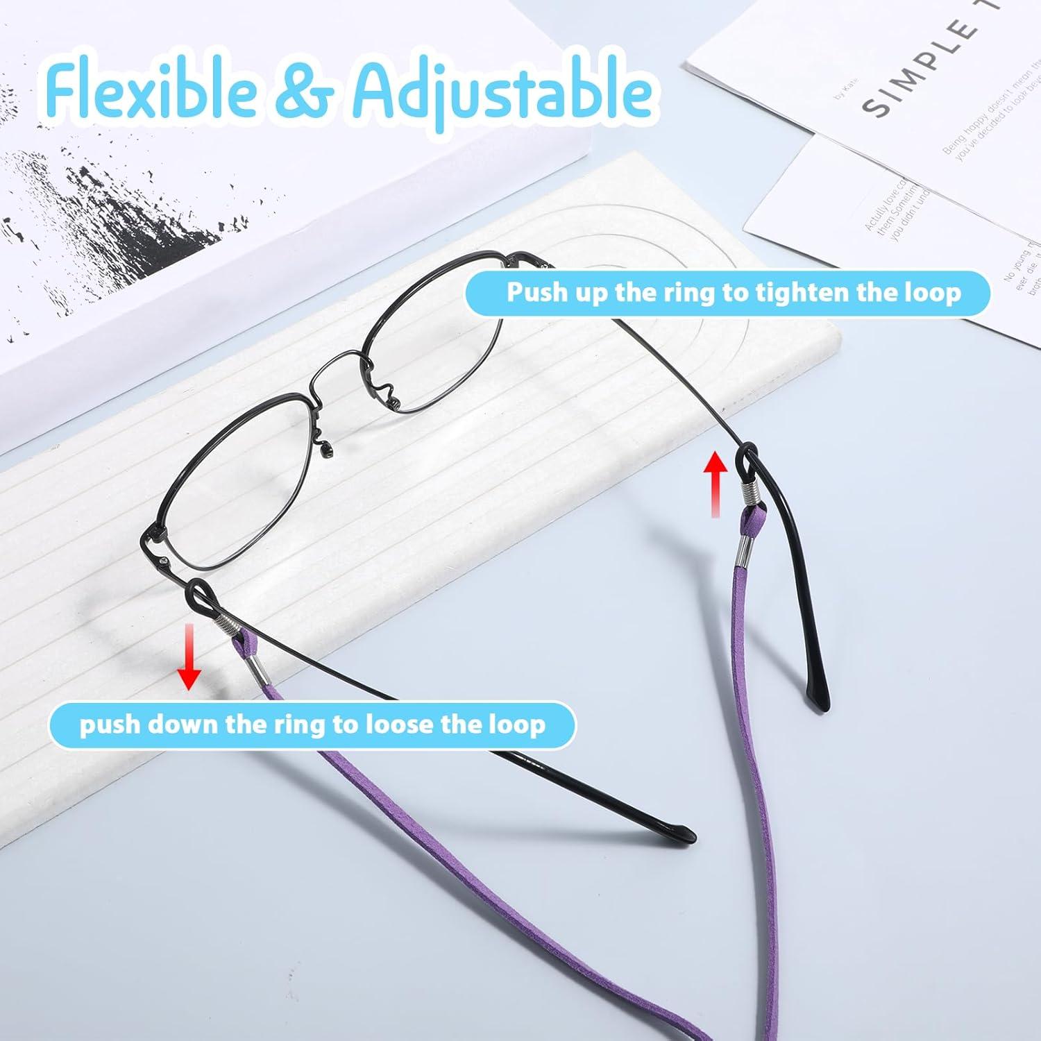 Correa para Gafas de Sol FdcZeyxior - 8 Piezas de Cuero Sintético