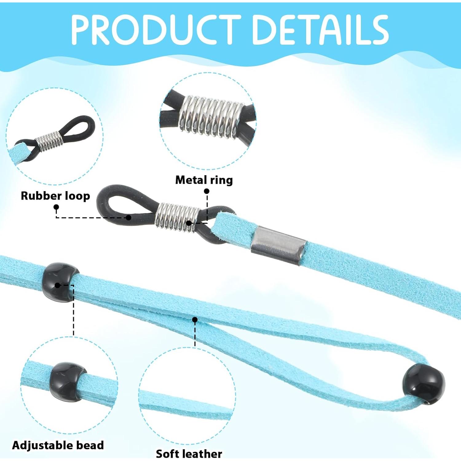 Correa para Gafas de Sol FdcZeyxior - 8 Piezas de Cuero Sintético