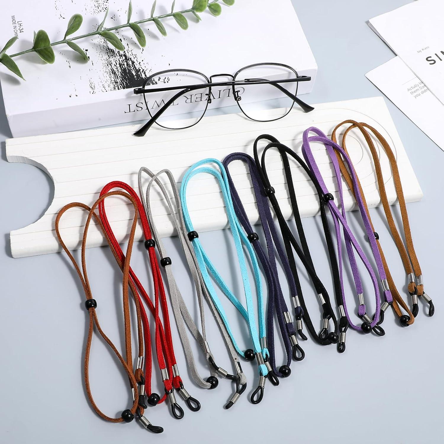 Correa para Gafas de Sol FdcZeyxior - 8 Piezas de Cuero Sintético