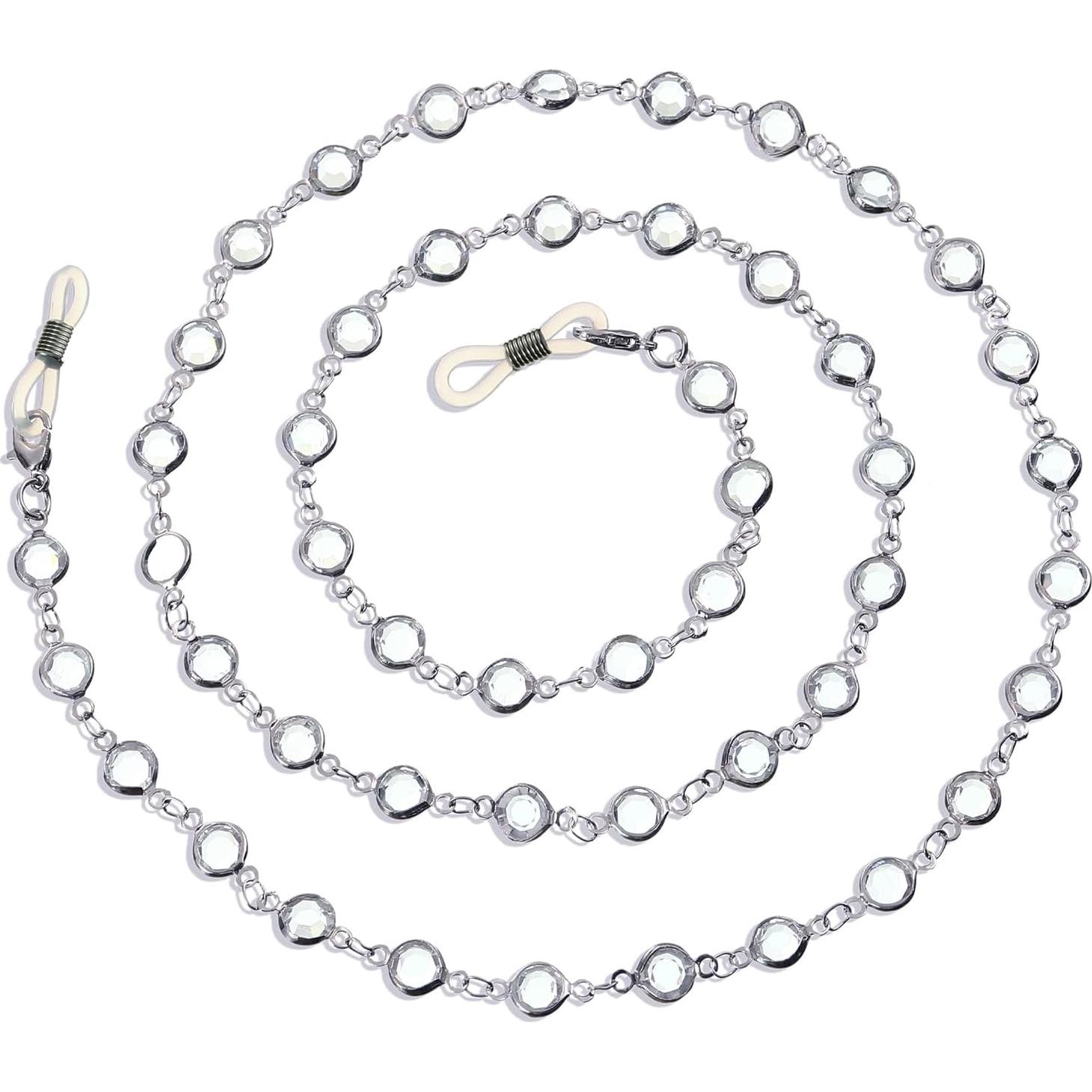 Cadena de Gafas de Acero Inoxidable Yachu para Mujeres 78cm