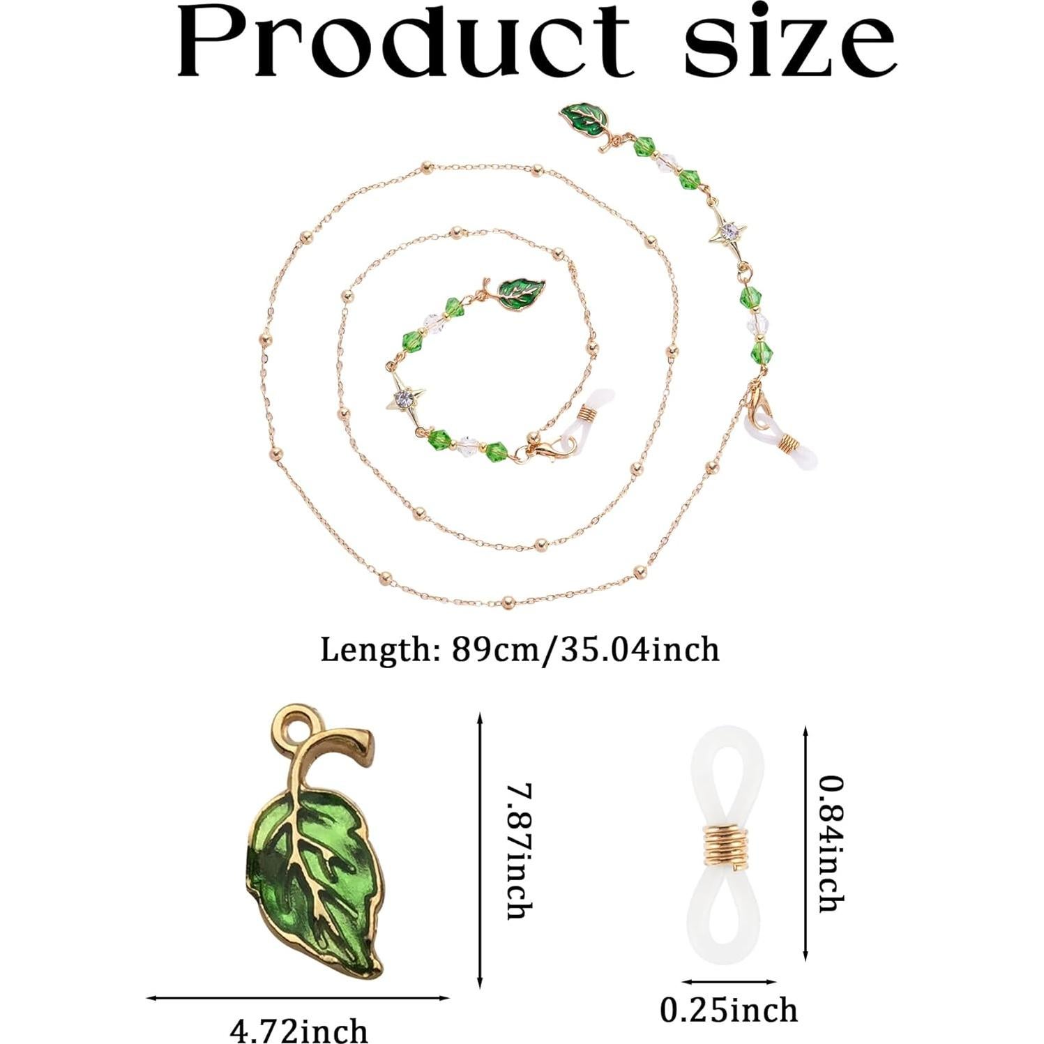 Cadena de Gafas Elegante para Mujeres - 70 cm con Borlas