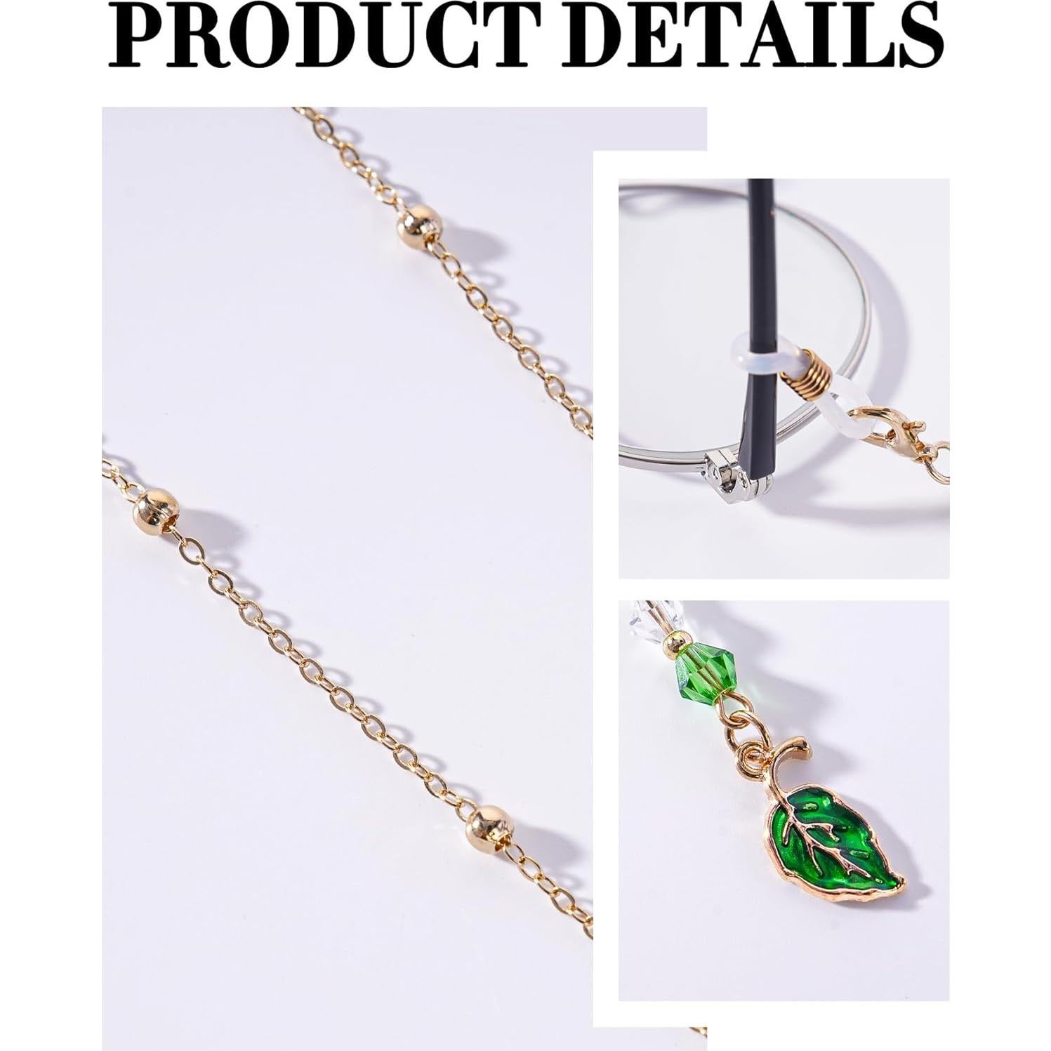 Cadena de Gafas Elegante para Mujeres - 70 cm con Borlas