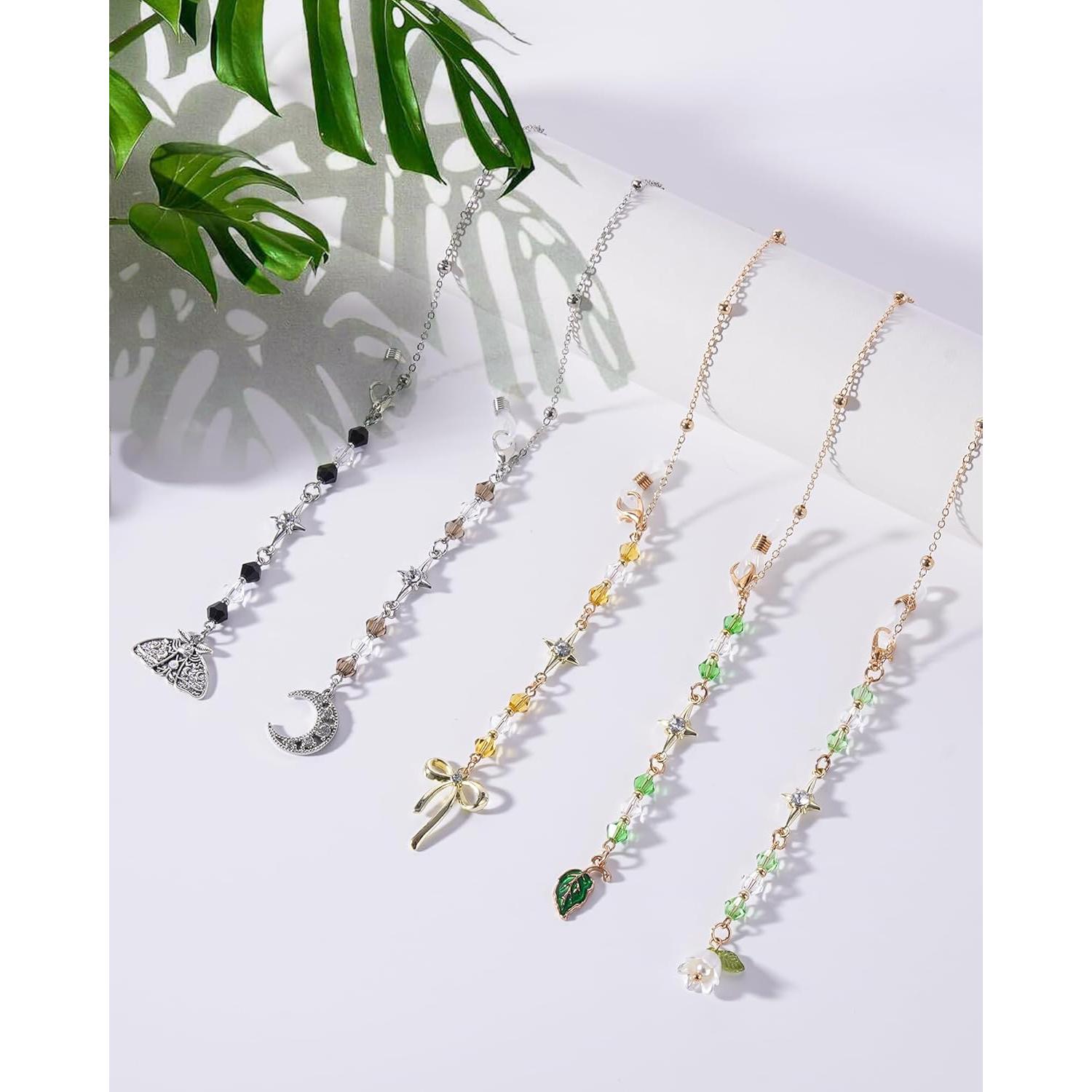 Cadena de Gafas Elegante para Mujeres - 70 cm con Borlas