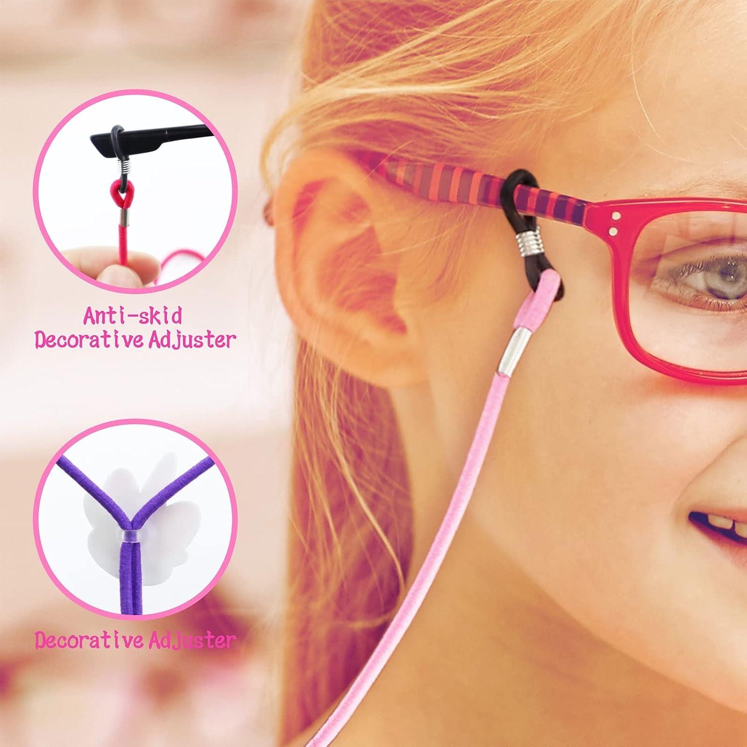 8 Correas Antideslizantes para Gafas Niños Multicolor 31 cm