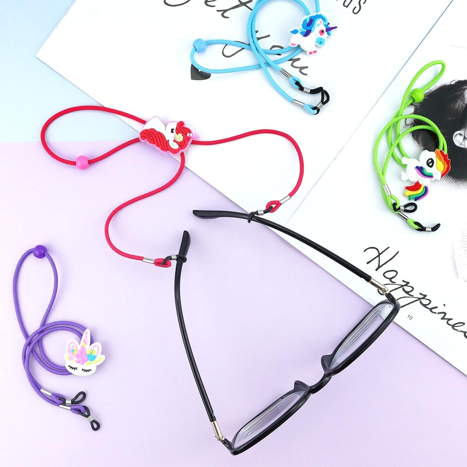 8 Correas Antideslizantes para Gafas Niños Multicolor 31 cm