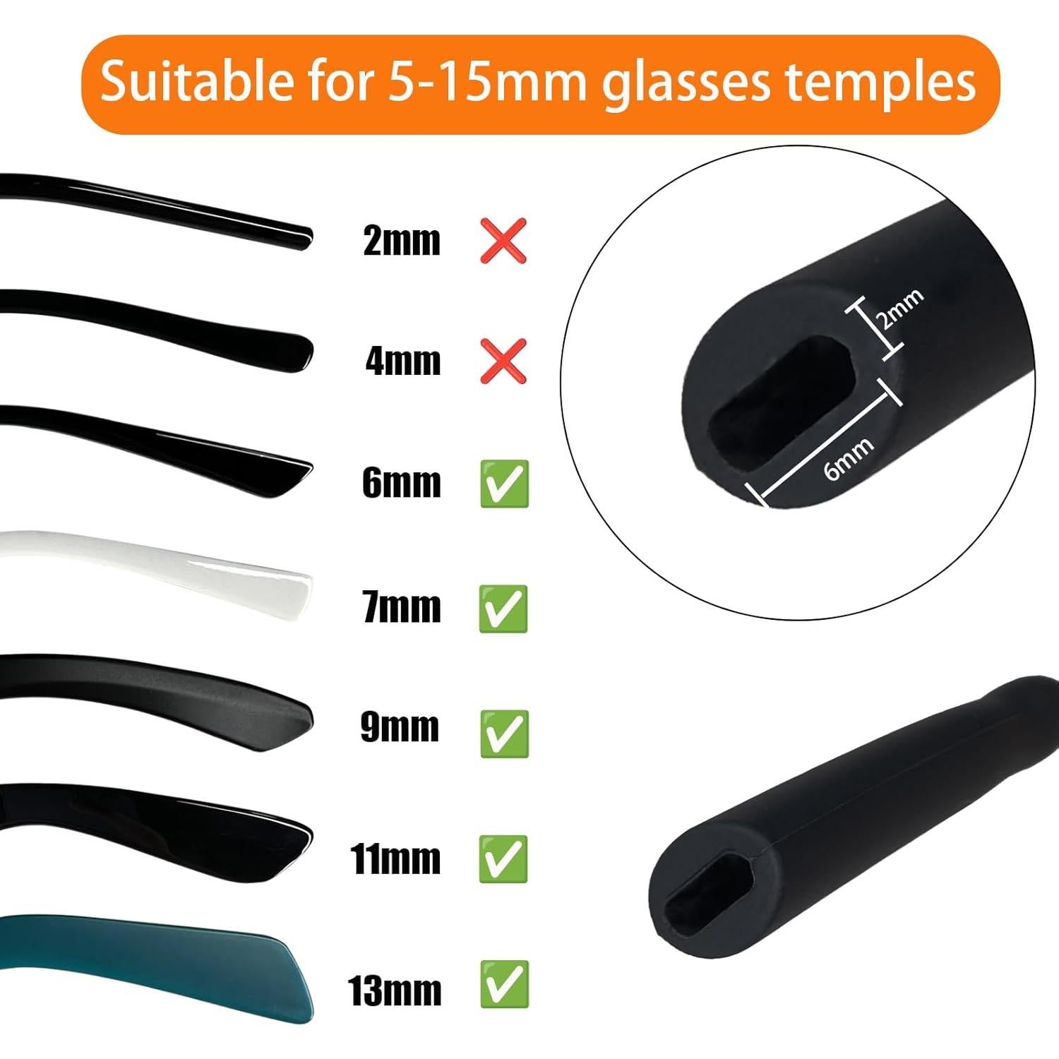 Correa Ajustable para Gafas Favanty - Antideslizante 35cm