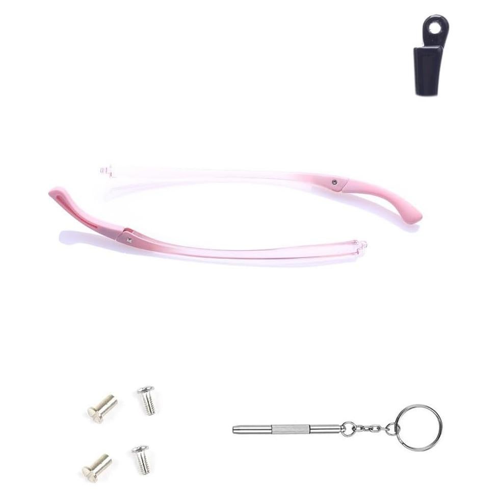 Piernas de Gafas para Niños JANKY Rosa Plegables Antideslizantes