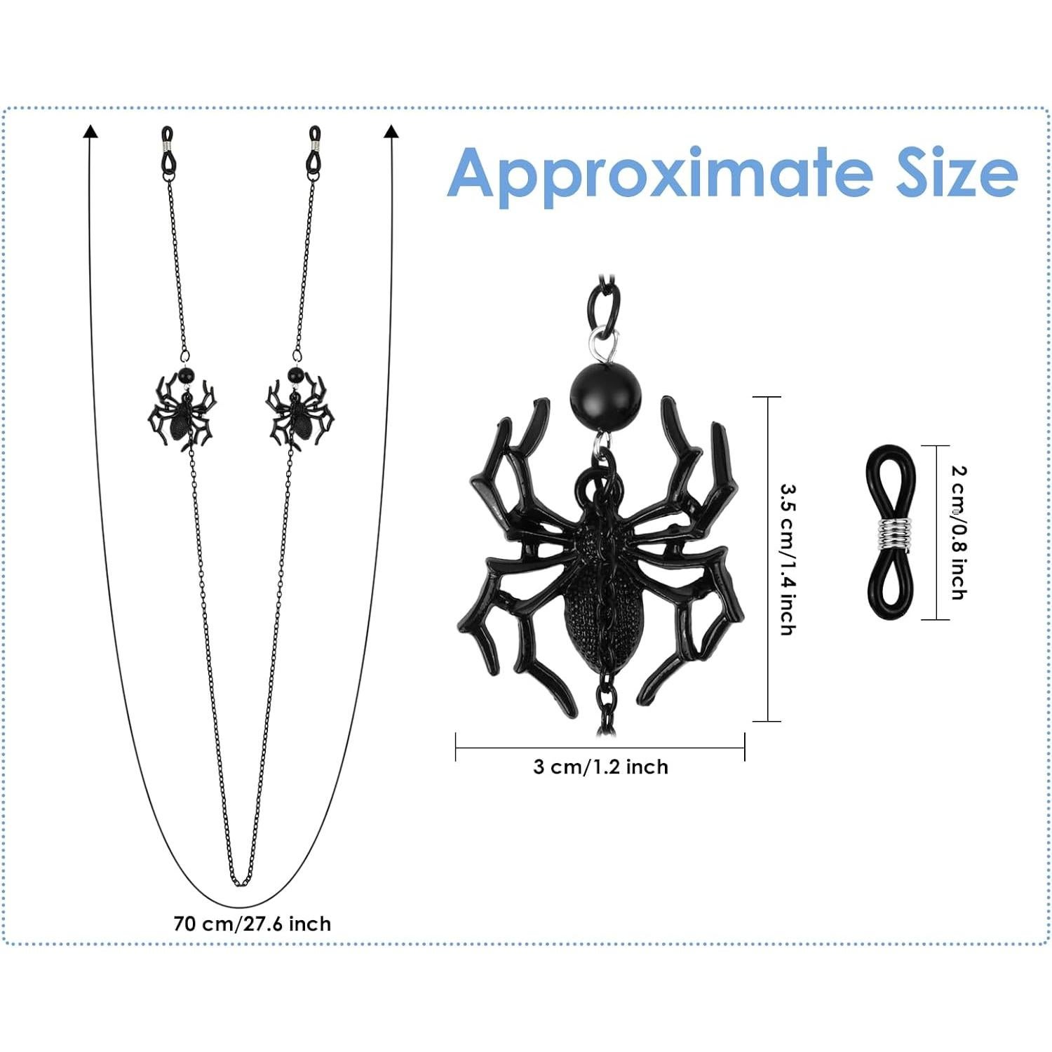 Cadena de Gafas Gótica DS. DISTINCTIVE STYLE 2 Pzs Halloween