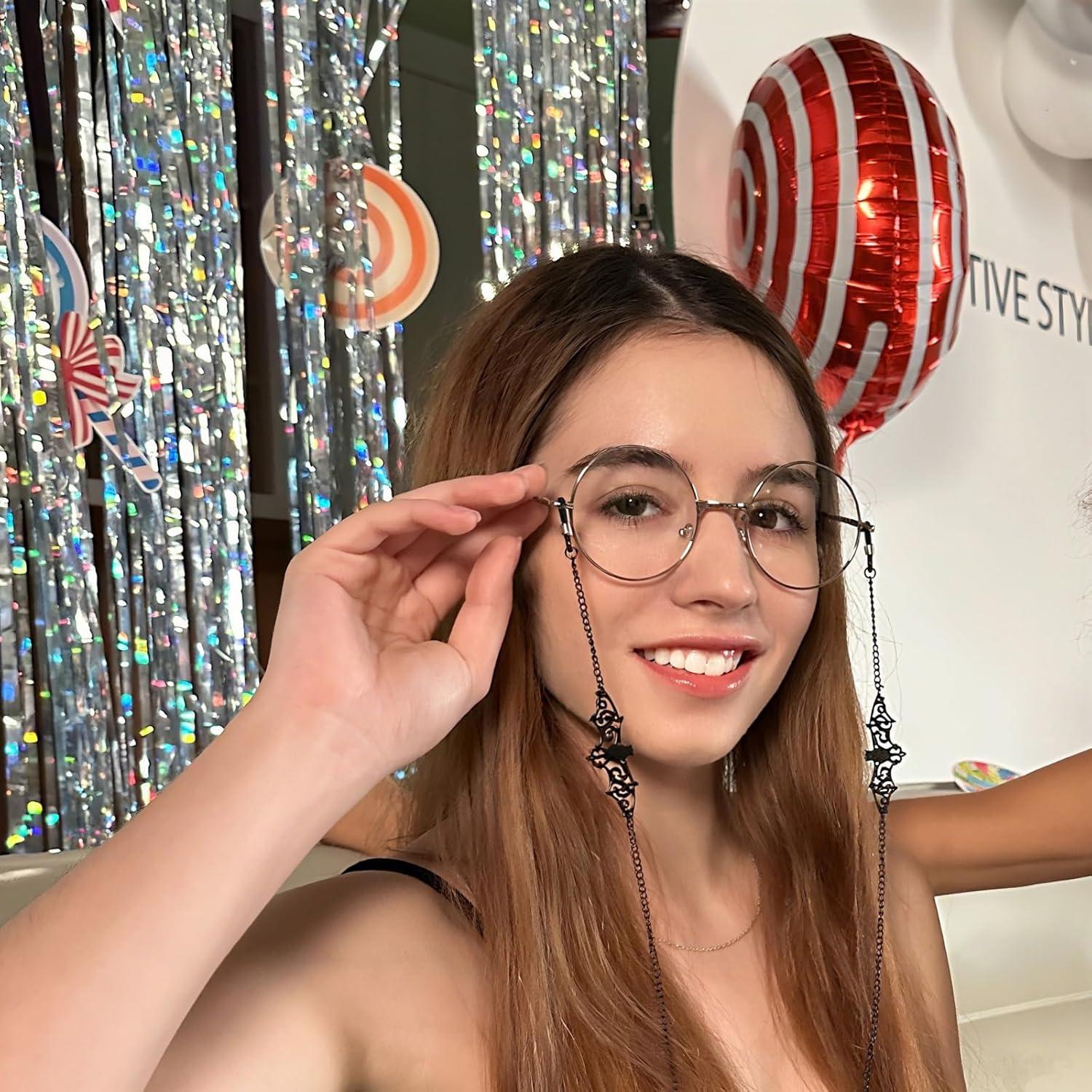 Cadena de Gafas Gótica DS. DISTINCTIVE STYLE 2 Pzs Halloween