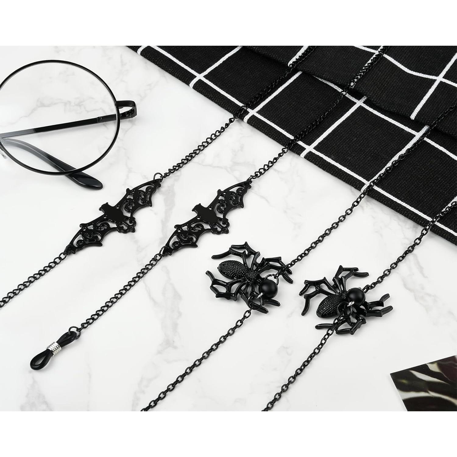 Cadena de Gafas Gótica DS. DISTINCTIVE STYLE 2 Pzs Halloween