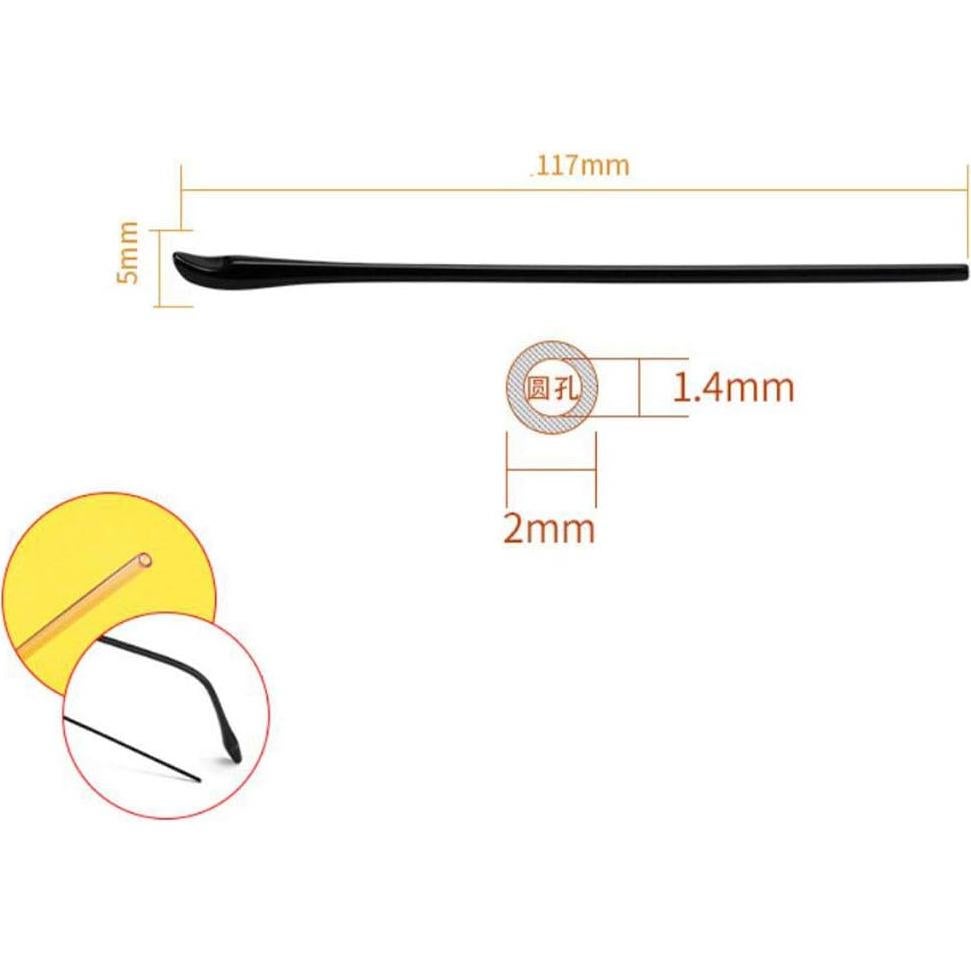 Tips de Reemplazo para Gafas Maya Star - Antideslizantes Negros