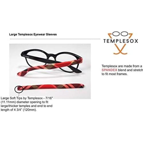 Fundas de Templo de Gafas Templesox - Suaves y Coloridas